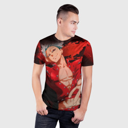 Мужская футболка 3D Slim Бан из 7 смертных грехов - фото 2