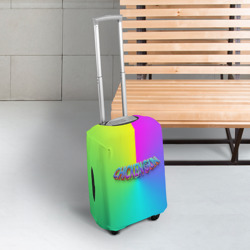 Чехол для чемодана 3D Палитра чикен ган - фото 2