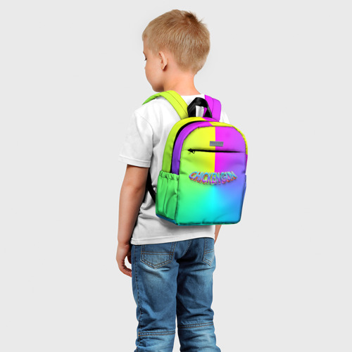 Детский рюкзак 3D Палитра чикен ган - фото 3