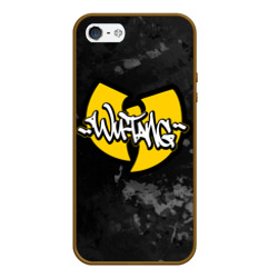Чехол для iPhone 5/5S матовый Wu tang clan logo