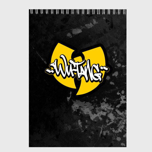 Скетчбук Wu tang clan logo, цвет белый