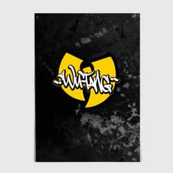 Постер Wu tang clan logo