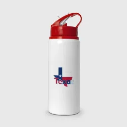 Бутылка для воды с трубочкой Texas