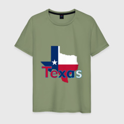 Texas – Мужская футболка хлопок с принтом купить со скидкой в -20%