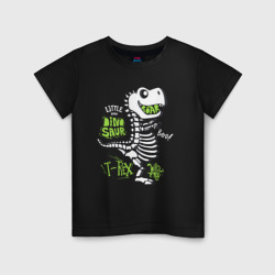 Скелет тираннозавра boo – Детская футболка хлопок с принтом купить со скидкой в -20%