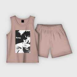 Детская пижама с шортами хлопок Ковбой Бибоп Спайк Шпигель