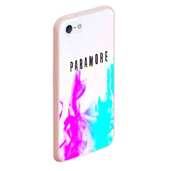 Чехол для iPhone 5/5S матовый Paramore назад в 2008г - фото 2