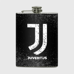 Фляга Juventus с потертостями на темном фоне