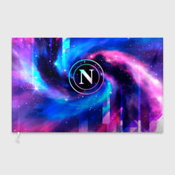 Флаг 3D Napoli неоновый космос