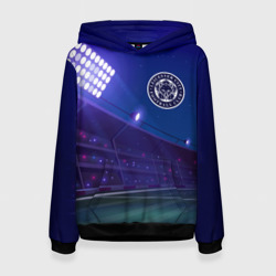 Женская толстовка 3D Leicester City ночное поле