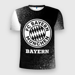 Мужская футболка 3D Slim Bayern sport на темном фоне