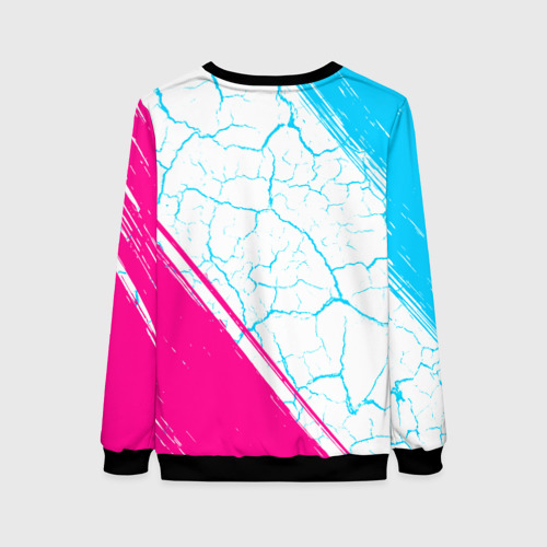 Женский свитшот 3D Lazio neon gradient style вертикально, цвет 3D печать - фото 2