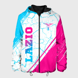 Мужская куртка 3D Lazio neon gradient style вертикально