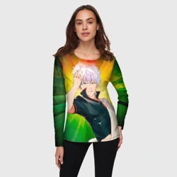 Женский лонгслив 3D Гинтоки Саката из Гинтамы - фото 2