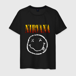 Мужская футболка хлопок Nirvana fan