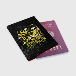 Обложка для паспорта матовая кожа Wu tang killa bees   - фото 2