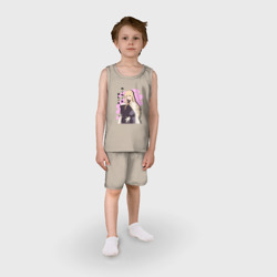 Детская пижама с шортами хлопок Лоррейн - Нежелательный Бессмертный искатель - фото 2