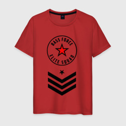 Сила басов - элитный отряд  – Мужская футболка хлопок с принтом купить со скидкой в -20%