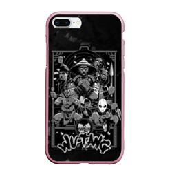 Чехол для iPhone 7Plus/8 Plus матовый Wu tang monks