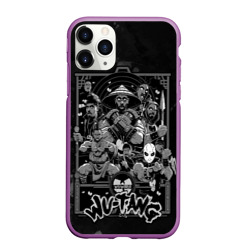 Чехол для iPhone 11 Pro Max матовый Wu tang monks