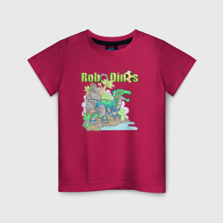 робот динозавр барионикс – Детская футболка хлопок с принтом купить со скидкой в -20%