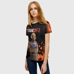 Женская футболка 3D Cтрелок - Стендофф - фото 2