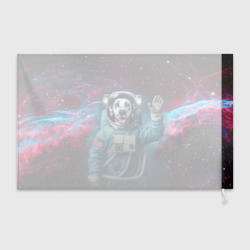 Флаг 3D Далматинец бравый космонавт - нейросеть - фото 2