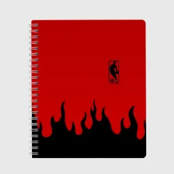 Тетрадь NBA огонь спорт текстура