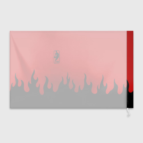 Флаг 3D NBA огонь спорт текстура - фото 2