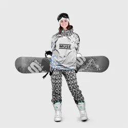 Накидка на куртку 3D MUSE рок стиль краски - фото 2