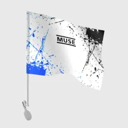 Флаг для автомобиля MUSE рок стиль краски
