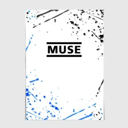 Постер MUSE рок стиль краски