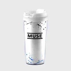 Термокружка-непроливайка MUSE рок стиль краски
