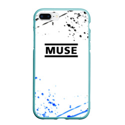 Чехол для iPhone 7Plus/8 Plus матовый MUSE рок стиль краски