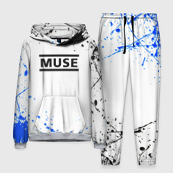 Мужской костюм с толстовкой 3D MUSE рок стиль краски