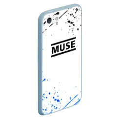 Чехол для iPhone 5/5S матовый MUSE рок стиль краски - фото 2