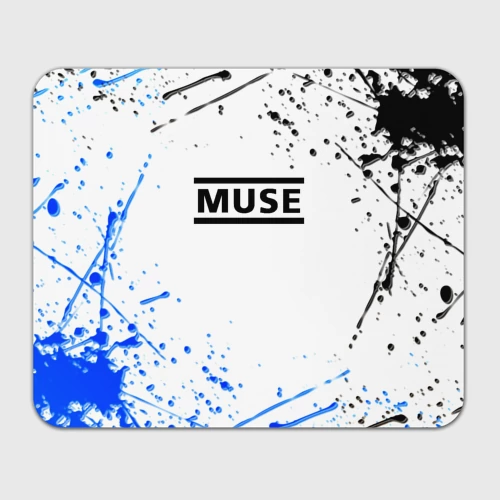 Прямоугольный коврик для мышки MUSE рок стиль краски