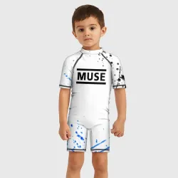 Детский купальный костюм 3D MUSE рок стиль краски - фото 2