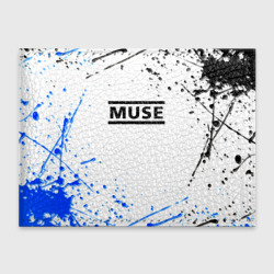 Обложка для студенческого билета MUSE рок стиль краски