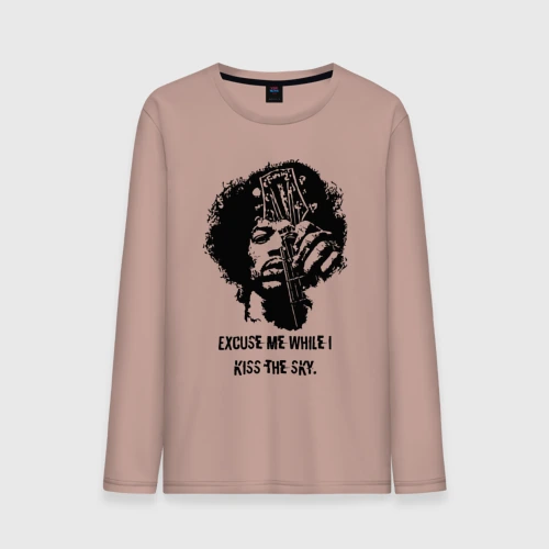 Мужской лонгслив хлопок James Marshall Hendrix