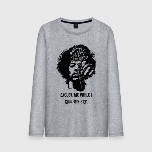 Мужской лонгслив хлопок James Marshall Hendrix