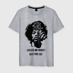 James Marshall Hendrix – Мужская футболка хлопок с принтом купить со скидкой в -20%