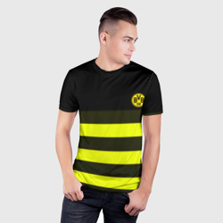 Мужская футболка 3D Slim Borussia fc sport line - фото 2