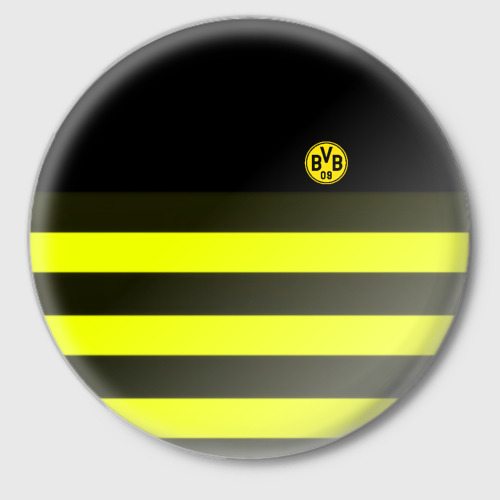 Значок Borussia fc sport line, цвет белый