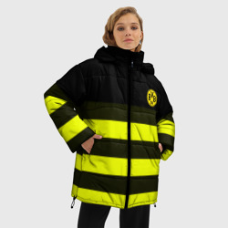 Женская зимняя куртка Oversize Borussia fc sport line - фото 2