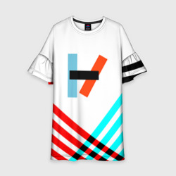 Детское платье 3D Twenty one pilots logo line