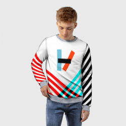 Детский свитшот 3D Twenty one pilots logo line - фото 2