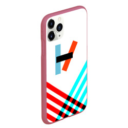 Чехол для iPhone 11 Pro Max матовый Twenty one pilots logo line - фото 2