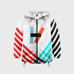 Детская ветровка 3D Twenty one pilots logo line