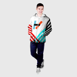 Мужская куртка 3D Twenty one pilots logo line - фото 2